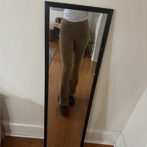 aerie Mustard Yellow Corduroy Flare Pants